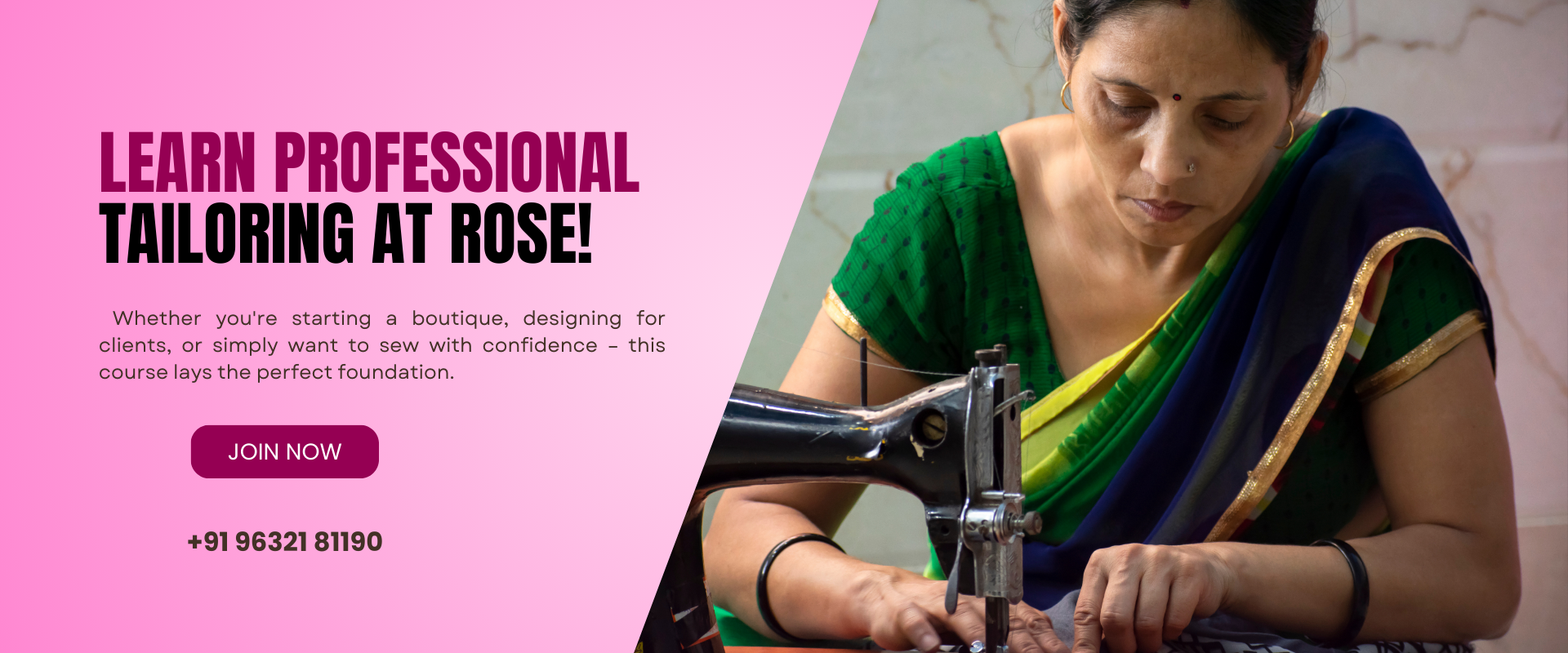 Fashion designing class students sketching dress patterns at Rose Fashion School