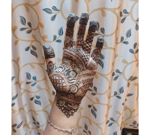 Creative embroidery project by fashion students