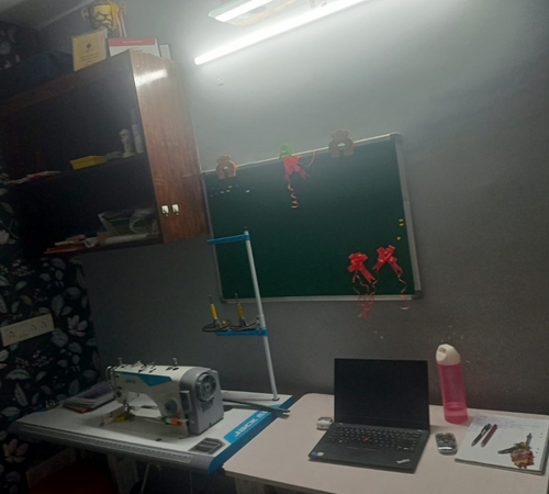 Student tailoring and embroidery showcase at Rose Fashion School