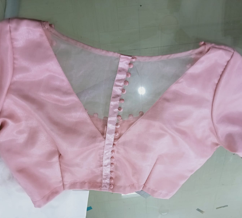 Traditional dress pattern stitched by tailoring student