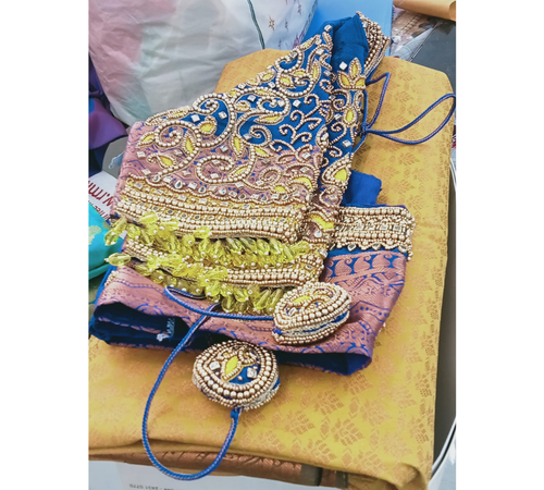 Fashion designing project dress work by student