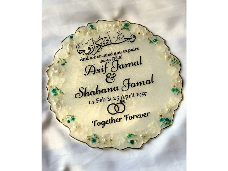 Hands-on resin art training session with students at Rose Fashion School Adambakkam