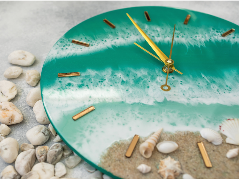 Resin art craft course for beginners at Rose Fashion School Adambakkam Chennai